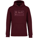 The Vandal Pedals Hoodie Dark Red