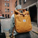 The Vandal Roll-Up Backpack Mustard