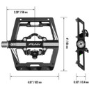 FUNN Mamba SPD Two Sided Clip MTB Pedals Grey