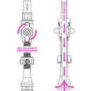 Muc-Off Tubeless Valves Big Bore Lite Medium Black