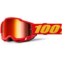 100% Accuri 2 Goggles Red Mirror Red