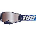 100% Armega HiPER Goggles Novel Mirror Silver Flash