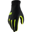 100% Brisker Xtreme Gloves Black/Fluo Yellow