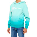100% Calisto Fleece Hooded Pullover Youth Jade