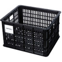 Basil Bike Crate 29.5L Recycled Black