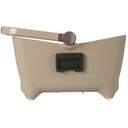 Basil Buddy KF Front Mount Dog Bike Basket Biscotti Brown