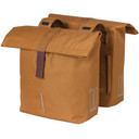 Basil City Double Pannier Bag 28-32L Camel Brown