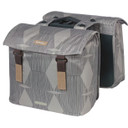 Basil Elegance Double Pannier Bag MIK 40-49L Chateau Taupe