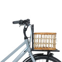 Basil Green Life Rattan Rear Basket 18L Brown