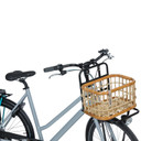 Basil Green Life Rattan Rear Basket 18L Brown