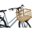 Basil Green Life Rattan Rear Basket 30L Brown