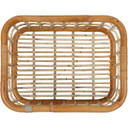 Basil Green Life Rattan Rear Basket 30L Brown