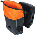 Basil Miles Tarpaulin Double Bag 34L Black Orange