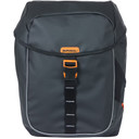 Basil Miles Tarpaulin Double Bag 34L Black Orange