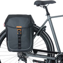 Basil Miles Tarpaulin Double Bag MIK 34L Black Orange