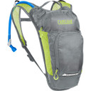 CamelBak Mini M.U.L.E 1.5L Hydration Pack Metal Grey/Green