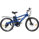 Leitner Crossx 26inch Dual Suspension Ebike Blue 15ah