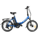 Leitner Libelle 20inch Step Thru Folding Ebike Blue 15ah