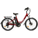 Leitner Milan Cruiser 24inch Step Thru Ebike Red 20ah