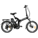 Leitner SuperT 20inch Dual Suspension Folding Ebike Black 10ah