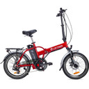 Leitner Tirol 20inch Step Over Folding Ebike Red 15ah
