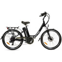 Leitner Venice Cruiser 26inch Step-Thru Ebike Black 10ah