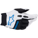 Alpinestars Freeride MTB Gloves White Bright Blue