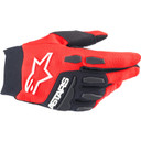 Alpinestars Youth Freeride MTB Gloves Bright Red White