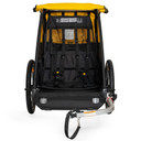 Burley Bee Double Trailer Yellow