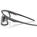 Oakley RSLV Matte Carbon W/Clear-Black Iridium Photochromic Lens