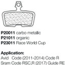 Braking Avid/Sram Code Wc 25 Pair Box