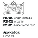 Braking Hope V4 Organic Brake Pads