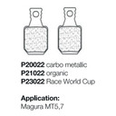 Braking Magura Mt 5/7 4 Pcs World Cup Brake Pads