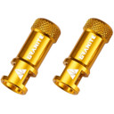 Granite Design Juicy CNC Presta Valve Cap 50pc Gold