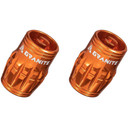 Granite Design Juicy CNC Schrader Valve Cap 2pc Orange