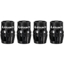 Granite Design Juicy CNC Schrader Valve Cap 4pc Black