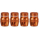 Granite Design Juicy CNC Schrader Valve Cap 4pc Orange