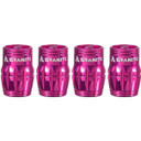 Granite Design Juicy CNC Schrader Valve Cap 4pc Pink