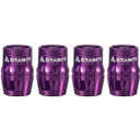 Granite Design Juicy CNC Schrader Valve Cap 4pc Purple
