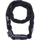 BBB BBL-49 CodeLink Steel Chain Combo Lock 5mm x 100cm Black