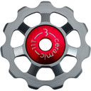 BBB AluBoys Derailleur Pulleys Ceramic 11T 9-11spd Grey Ano