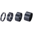 BBB BHP-36 LightSpace Headset Spacers 1 1/8in Alloy Matte Black