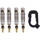BBB Tubeless Valve Core Set 4pcs w/Tool