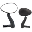 QBP Bar End Mirror M03 - Size110mm Diax180mmh