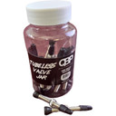 QBP Tubeless Valves 44mm Presta Valve Jar 20 Pcs