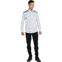 DHaRCO Mens Long Sleeve Button Up Kyle Straight Signature Rattlesnake