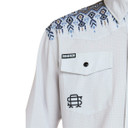 DHaRCO Mens Long Sleeve Button Up Kyle Straight Signature Rattlesnake