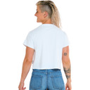 DHaRCO Womens Cotton Crop White