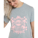 DHaRCO Womens Cotton Tee Grey Marble