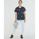 DHaRCO Womens Tech Party Shirt Dark Fern